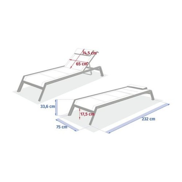 ALLURE LOUNGER ATHEA G/BAY TR