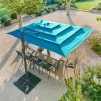 ЗОНТ MELHIA 4X3M ПАВЛИН