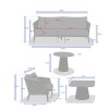 SET CANAPELE YCONIA CLAY 5S