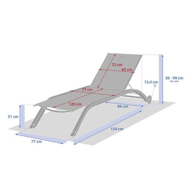 JIMANI LOUNGER КАКАО/ОВС