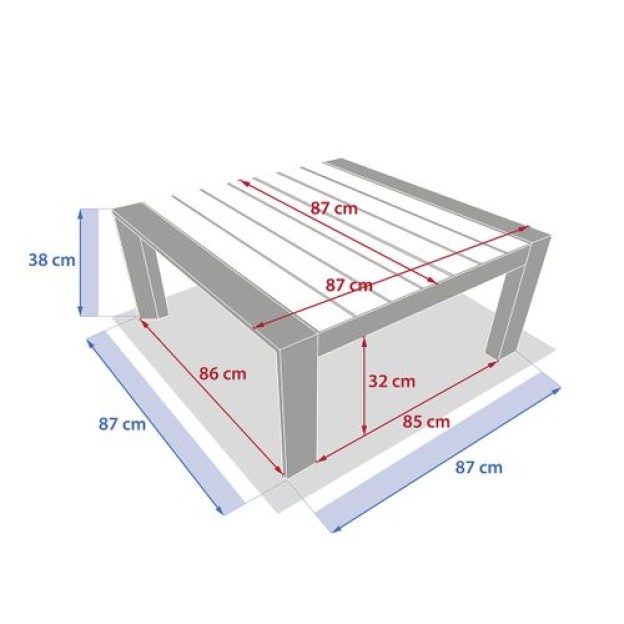 MASA BAFETA EVASION 87X87 G/H