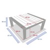 EVASION 87X87 C/L СТОЛ ДЛЯ ШВЕДСКОГО СТОЛА