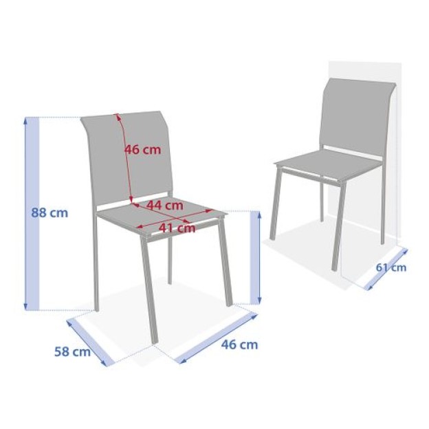 SCAUN ESSENTIA ALU STAC WEN/PR