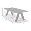 VENIZIA FIX TABLE 8S NUDE/ACAC