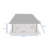 LAMBADA SQ TABLE 8S CERA/GRAF