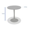 OVIALON 2S БИСТРО TUL TABLE LI