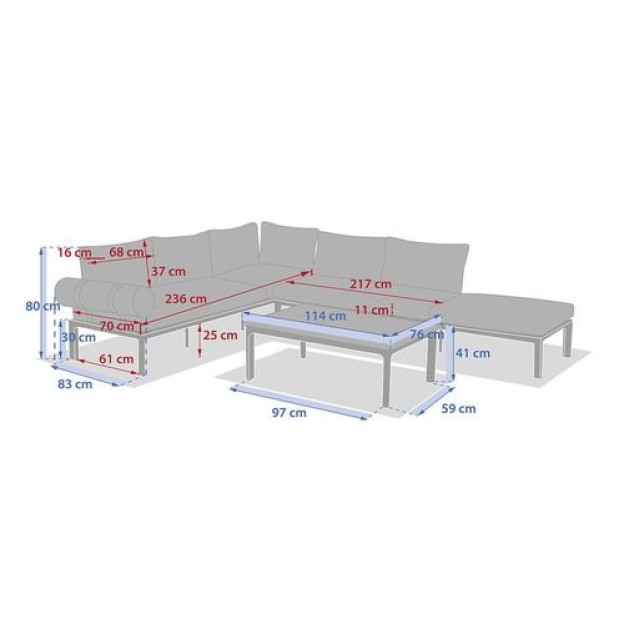 SET CANAPELE DILORS 6S BAY TREE