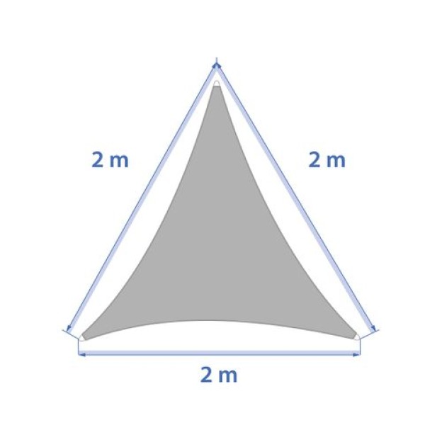 PARASOARE CURACAO 2X2X2M GRAU