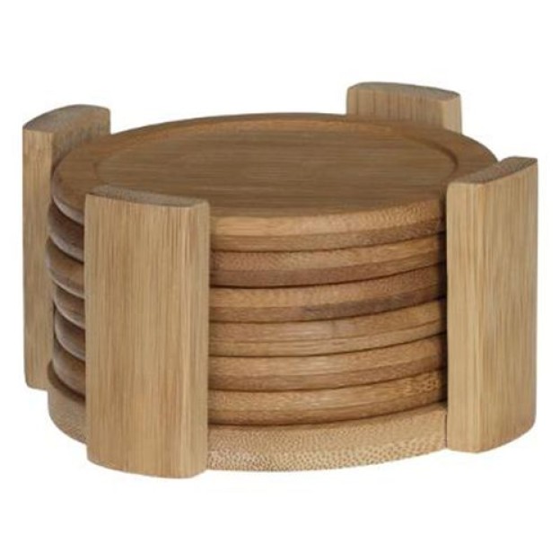 Set de 6 suporturi pentru pahar BAMBOO