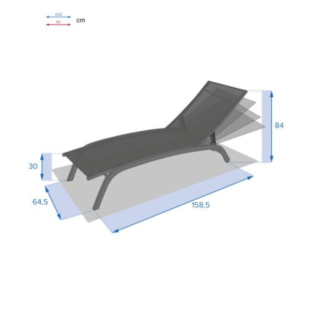 BONAO LOUNGER DUCK /GRAFIT