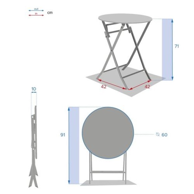GREENSBOR FLD RD TABLE 2S OLIVE