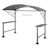 BBQ GAZEBO NEIBA 2,96X1,5 GRAP