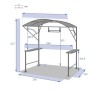 BBQ GAZEBO NEIBA 2,96X1,5 GRAP