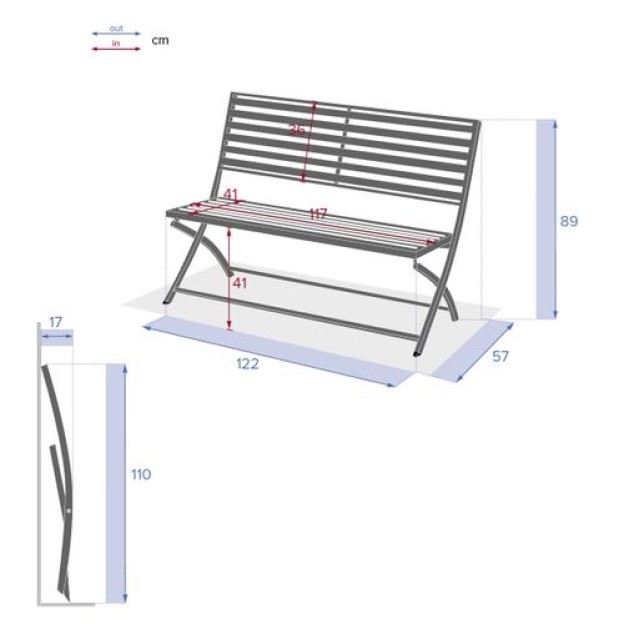 BANCĂ OLBIA PLĂTĂ STEEL 3S GRAP