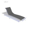 KORAI LOUNGER CUSH VERDE OLIV