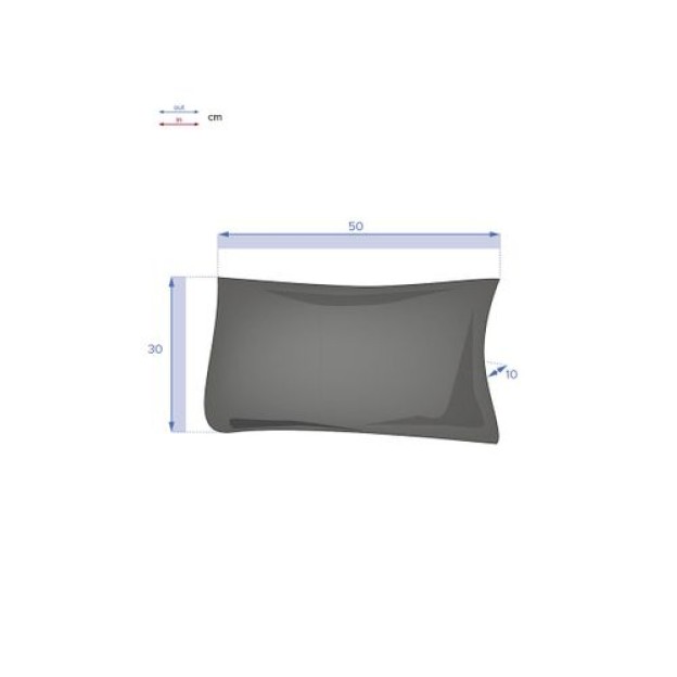ПОДУШКА КОРАЙ 50X30 СМ ОЛИВКОВАЯ
