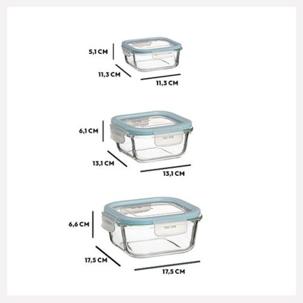 Set 3 containere