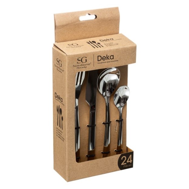 Set tacamuri MENAGERE INOX 24P