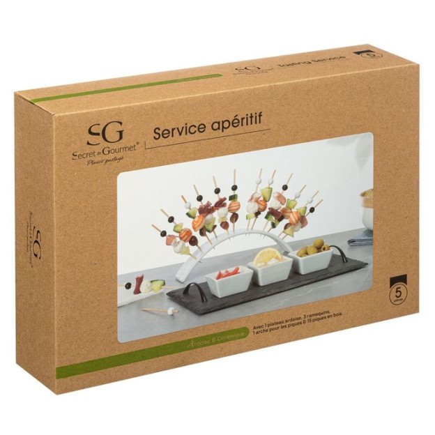 Set aperitiv 5 buc.  ARDOISE