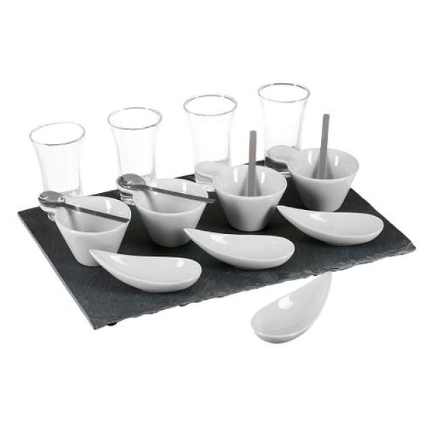 Set aperitiv ARDOISE 17P