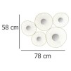 Decoratiune GLD OLI 78X58
