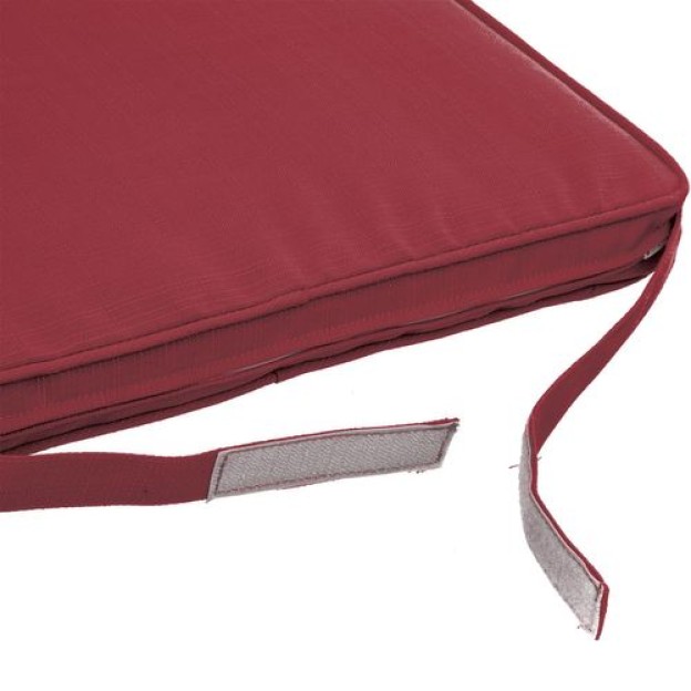 PERNE DE SAZ KORAI 40X40 BURGUNDY