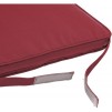 PERNE DE SAZ KORAI 40X40 BURGUNDY