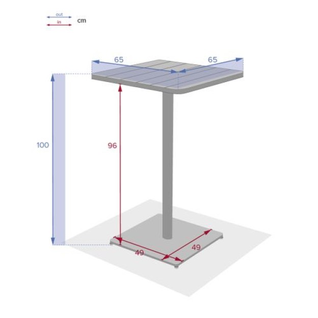 PHUKET HIGH SQUA TABLE 2S GRAP