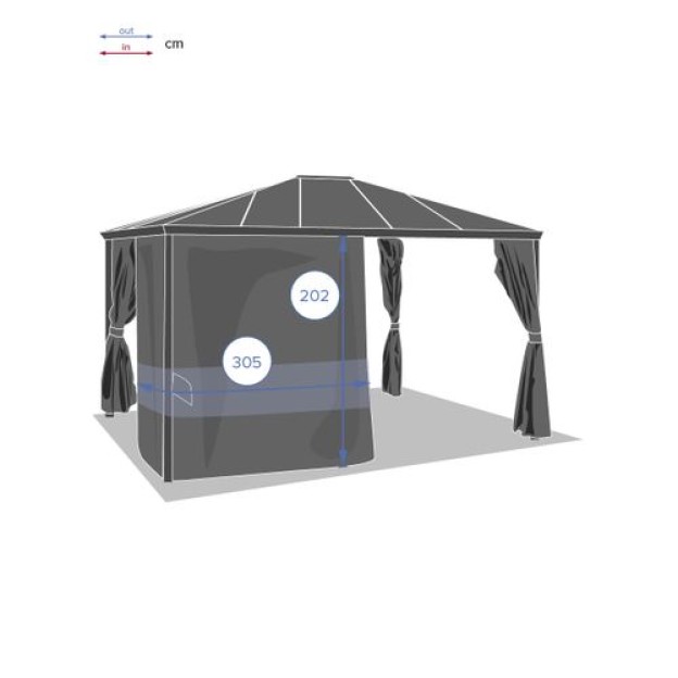 BELIZE 3.6X3M LATERAL