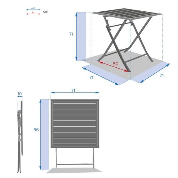 ALU FLD AZUA ТАБЛИЦА 2S ГРАФИК