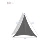 PARASOARE CURACAO 2X2X2M ALB