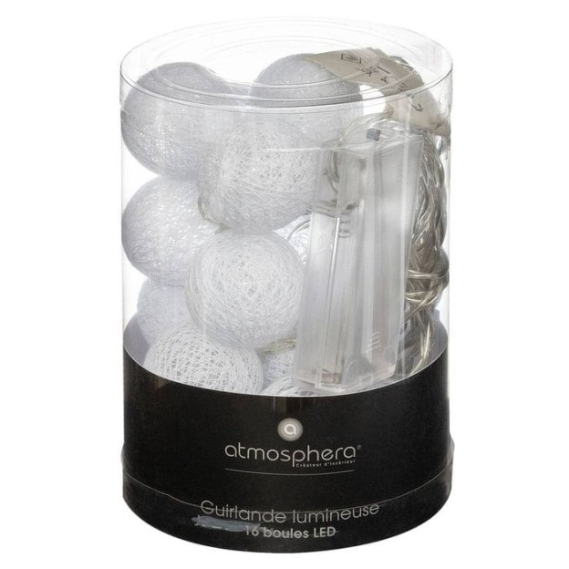 Ghirlanda LED alimentata cu baterie- 16 bile