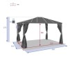 BELIZE FOND DE ACOPERIS CU PC 3.6X3M