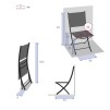 Scaun pliabil MODULA POMEGR/GRAF
