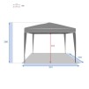 БЕСЕДКА БЫСТРАЯ СБОРКА 3X3M ТЯЖЕЛЫЙ СЛАНЕЦ