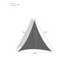 PARASOARE CURACAO 5X5X5 ALB