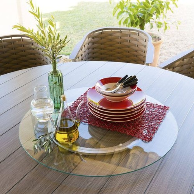 LAZY SUSAN W STICLA DIA.70CM