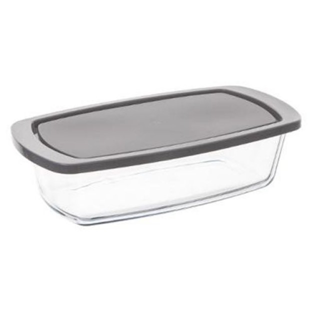 Vas din sticla cu capac 27X14