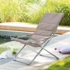 Кресло MILOS RELAX серо-коричневый