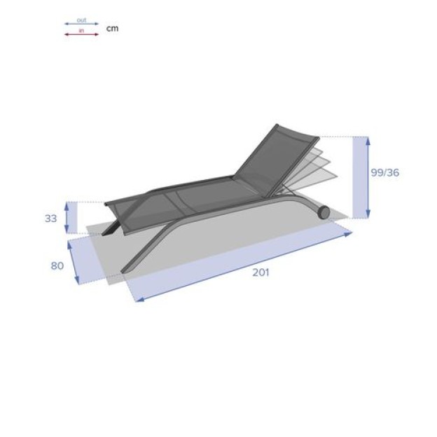 MILENIO LOUNGER ANTH/GRAF