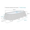 КОМПЛЕКТ ПРИЗМА FRAMETM ОВАЛЬНЫЙ БАССЕЙН, A
