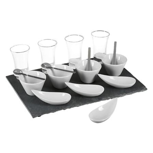 Set aperitiv ARDOISE 17P