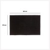 COVOR INTRARE NOIR 40X60 CM