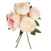 Buchet decorativ bujori H30