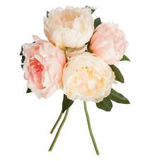 Buchet decorativ bujori H30