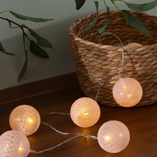 Гирлянды свет PINK 10BAL 6