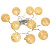 Girlanda LED 10 BALLS D6CM GLITTER