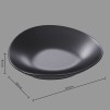 Farfurie adâncă GALET BLACK D22