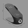 Organizator pentru pantofi pe două niveluri, negru