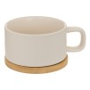 Ceainic Nature ceramică crem